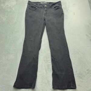 Wrangler Jeans Womens 15x34 Black Boot Cut Denim Mid Rise Stretch Flared